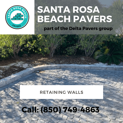 Santa Rosa Beach Pavers Retaining Walls