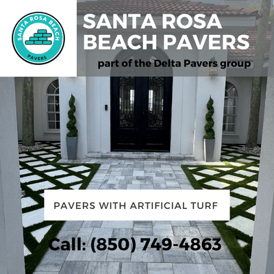 Santa Rosa Beach Turf Pavers